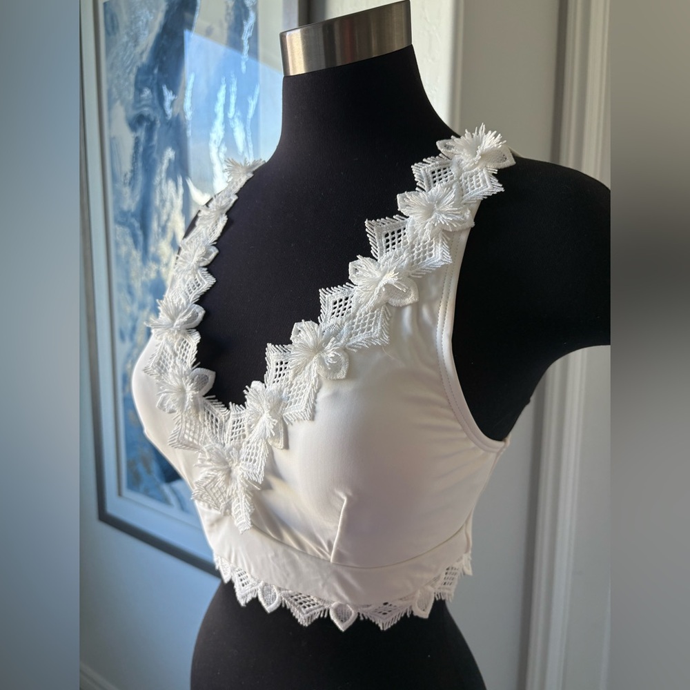 Lace V neck Bikini and Skirt Set🏝️ - Picture 8 of 14